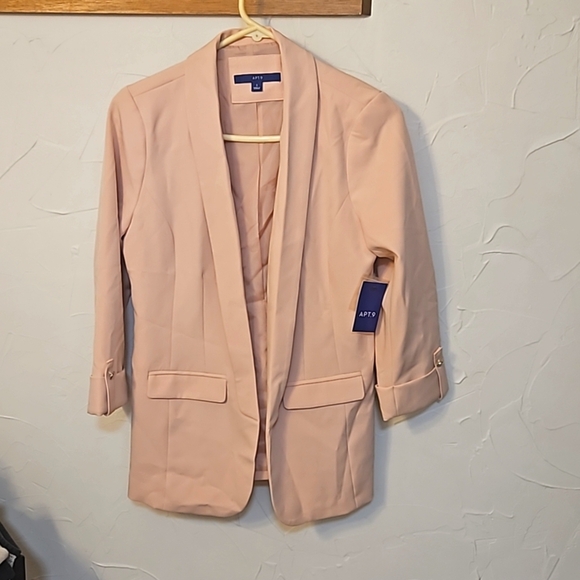 Apt. 9 Accessories - NTW APT9 BLAZER BABY PINK